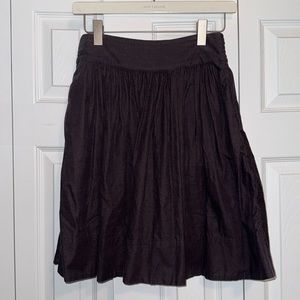 Dark purple Anthropologie corduroy skirt